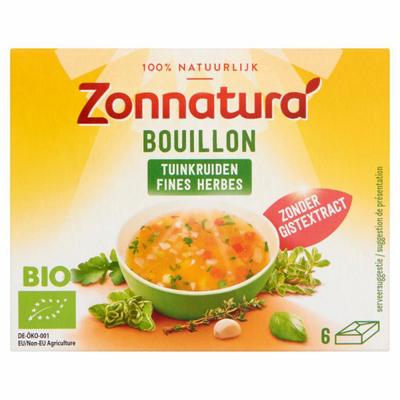 Zonnatura Fine herbstock bouillon zonder gist bio