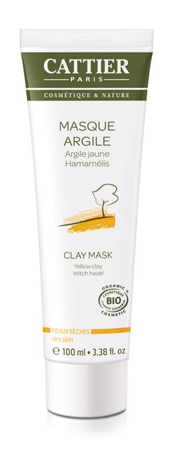 Gele klei masker toverhazelaar