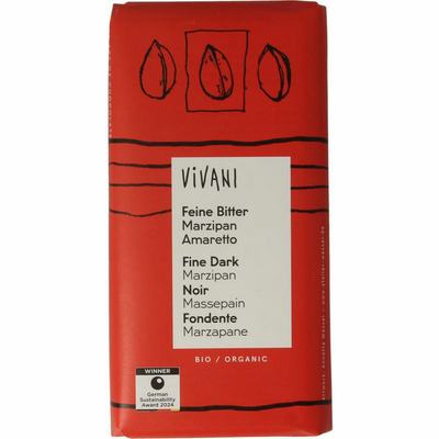 Vivani Chocolade puur met marsepein & amaretto bio Vivani Chocolade puur met marsepein & amaretto bio