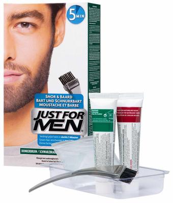 Just For Men Snor en baard middenbruin M35
