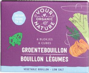 Heldere groentebouillon zoutarm bio