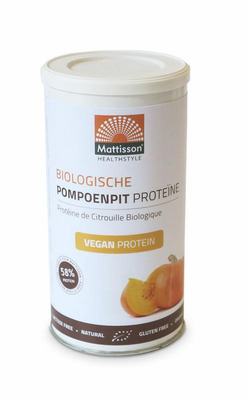Mattisson Vegan pompoenpit proteine 58% bio Mattisson Vegan pompoenpit proteine 58% bio