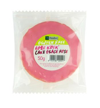 Roze koek glutenvrij