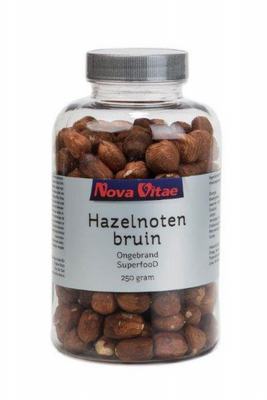 Nova Vitae Hazelnoten bruin ongebrand raw Nova Vitae Hazelnoten bruin ongebrand raw