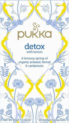 Pukka thee detox lemon usd- 20zk