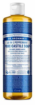 Dr Bronners Liquid soap peppermint