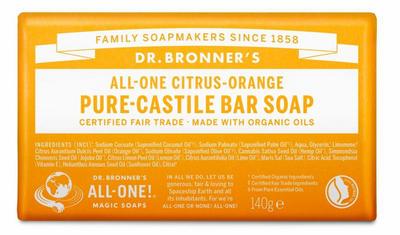 Dr Bronners Barsoap citrus & orange
