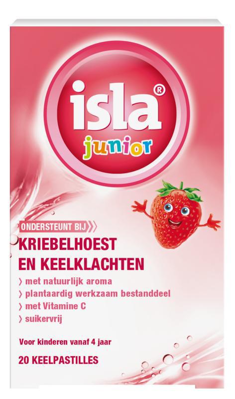 Junior keelpastilles aardbei