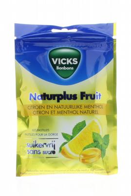Vicks Citroenmenthol suikervrij bag