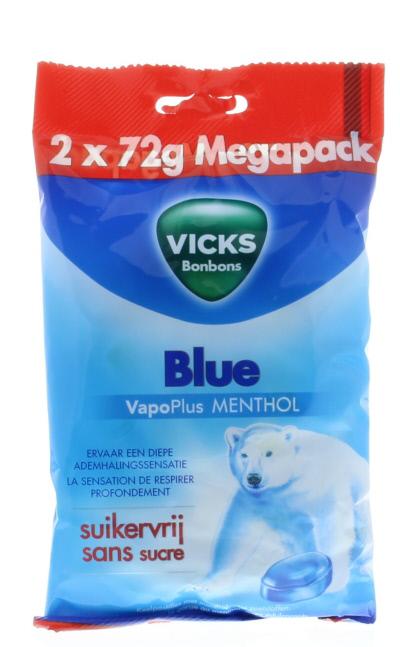 Blue menthol suikervrij pack