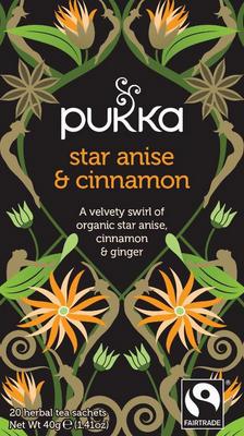 ONBEKEND \ MERKLOOS pukka thee anise cinnam usd- 20zk