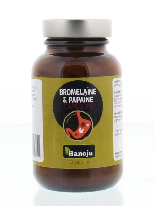 Bromelaine & papaine capsules