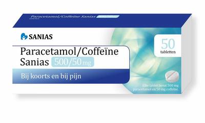 Sanias Paracetamol coffeine 500/50mg
