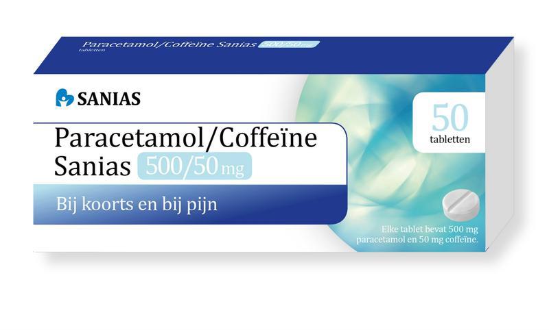 Paracetamol coffeine 500/50mg