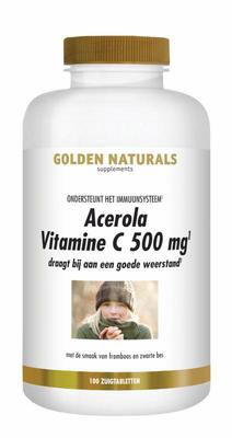 Golden Naturals Acerola vitamine C 500mg