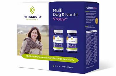 Vitakruid Vitakruid Multi Dag & Nacht Vrouw 100% Vegan 2 x 30