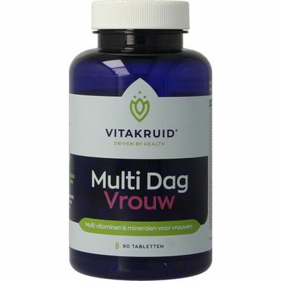 Vitakruid Vitakruid Multi Dag Vrouw 100% Vegan Vitakruid Vitakruid Multi Dag Vrouw 100% Vegan