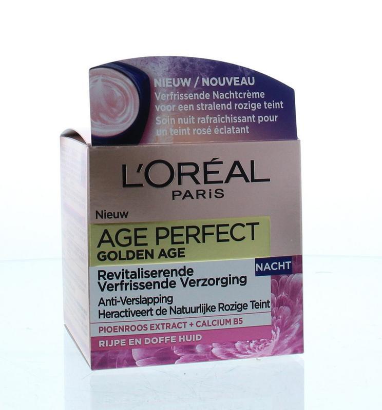Age perfect gold age nachtcreme pioenroos