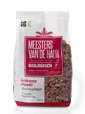 De Halm Muesli krokant bosvruchten bio