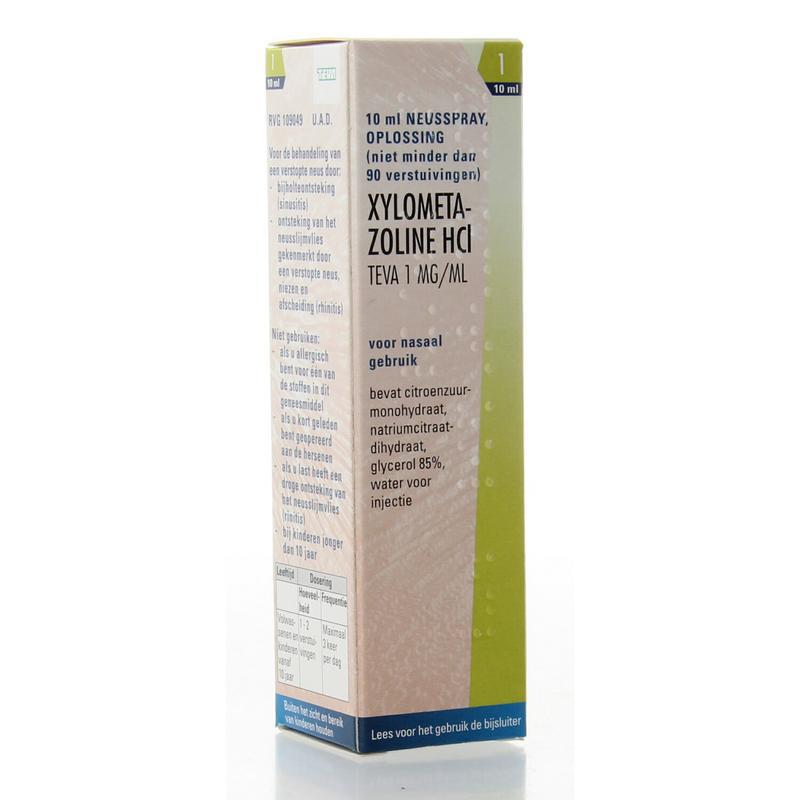 Xylometazoline 1mg spray