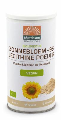 Mattisson Zonnebloem lecithine poeder bio Mattisson Zonnebloem lecithine poeder bio