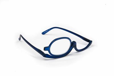 Melleson Optics Make up bril blauw +3.00