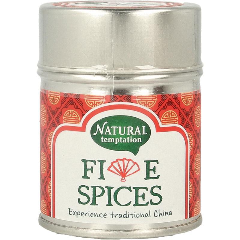 Five spices blikje natural spices bio