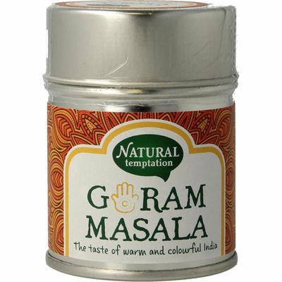 Nat Temptation Garam masala blikje natural spices bio