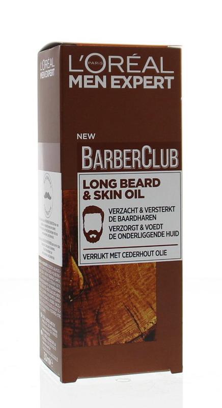 Barber club long beard & skin oil