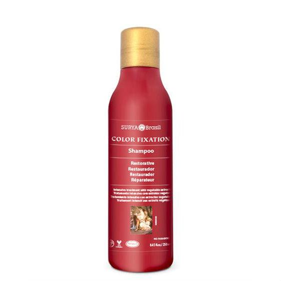 Color fixation shampoo