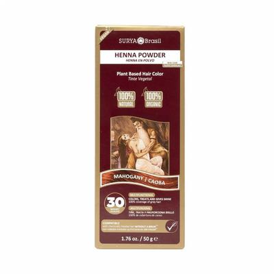 Surya Brasil Henna haarverf poeder mahogany Surya Brasil Henna haarverf poeder mahogany
