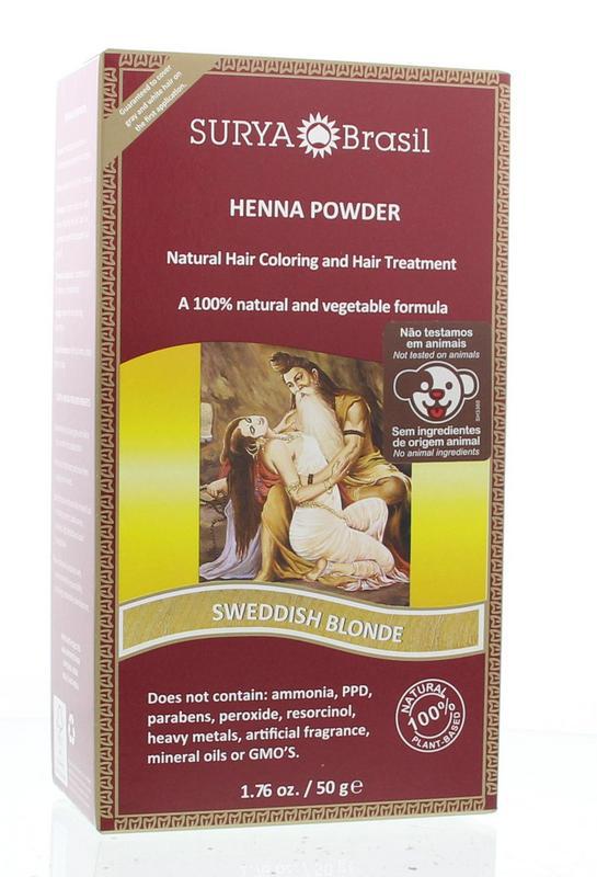 Henna haarverf poeder Swedish blonde