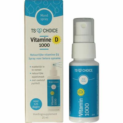 TS Choice Vitaminespray vitamine D 1000 TS Choice Vitaminespray vitamine D 1000