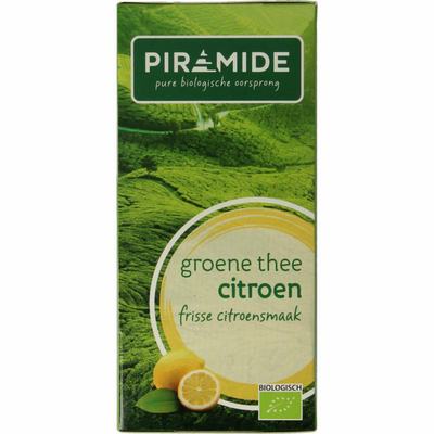 Piramide Groene thee met citroen eko bio Piramide Groene thee met citroen eko bio