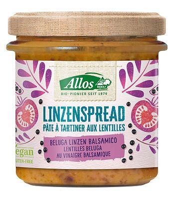 Allos Linzenspread beluga balsamico bio