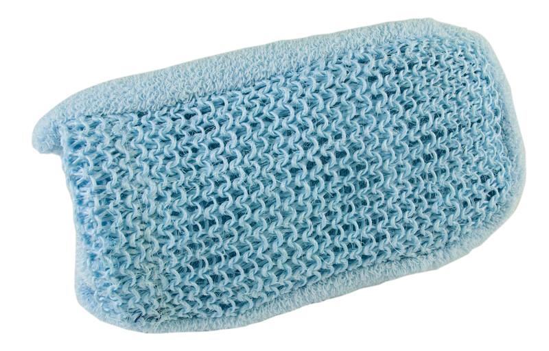 Scrub handschoen dubbelzijdig sisal katoen