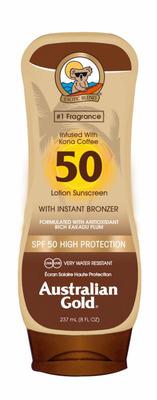 Australian Gold Lotion met bronzer SPF50