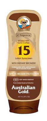 Australian Gold Lotion met bronzer SPF15