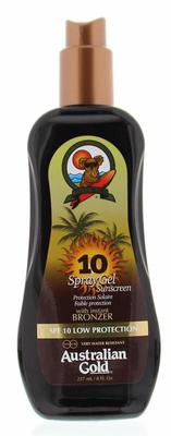 Australian Gold Spray gel met bronzer SPF10