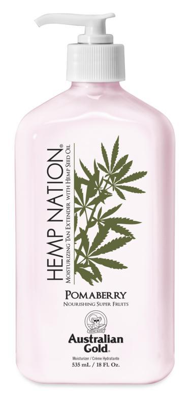 Hemp nation pomaberry moisturizing tan extender