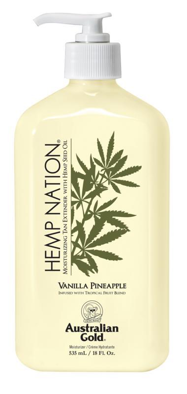 Hemp nation tan extender vanilla pineapple