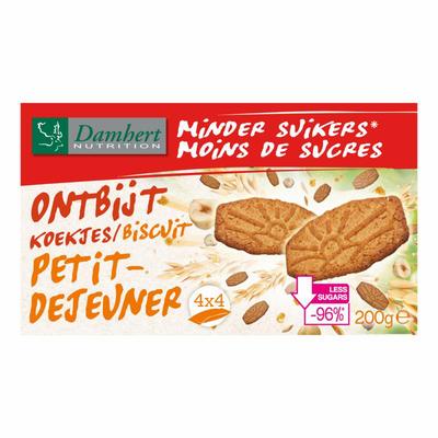Damhert Ontbijtkoekjes minder suikers
