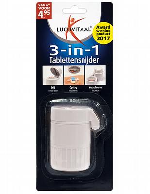 Lucovitaal 3 in 1 tablettensnijder
