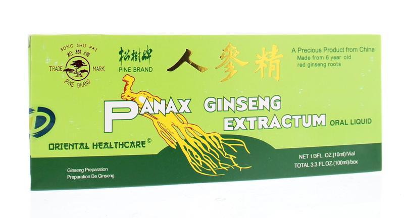 Ginseng extract 10x10 ml