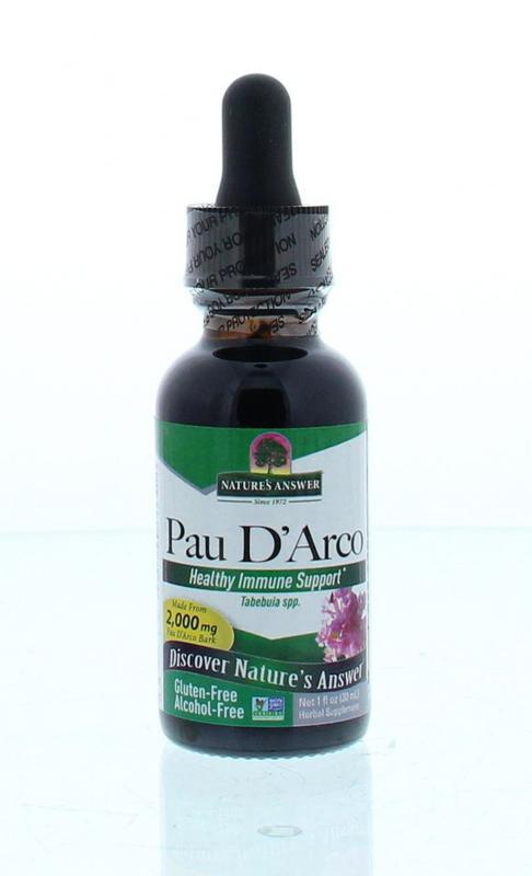 Pau d'arco extract alcoholvrij