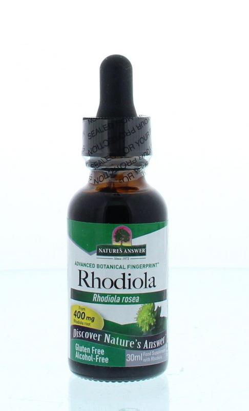 Rhodiola extract alcoholvrij gestandaardiseerd