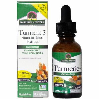 Natures Answer Turmeric-3 Curcuma extract alcoholvrij