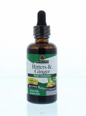 Natures Answer Gember & bitterstoffen extract alcoholvrij