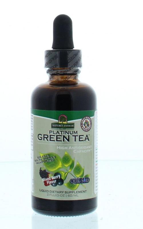 Groene thee extract alcoholvrij met 50% EGCG
