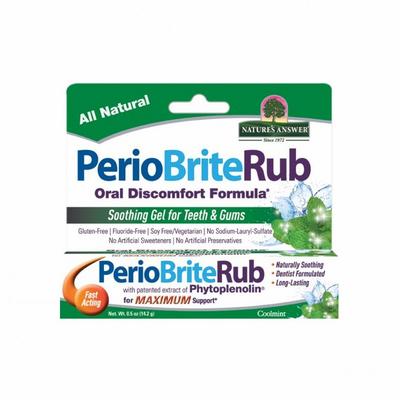 Natures Answer PerioBrite Rub tandvleesgel 22 kruiden Q10